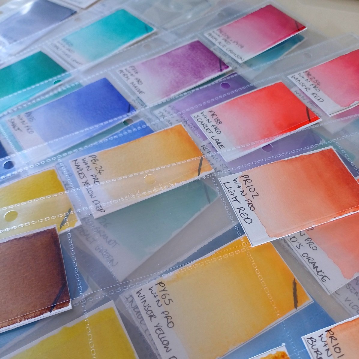 Swatching for Spring